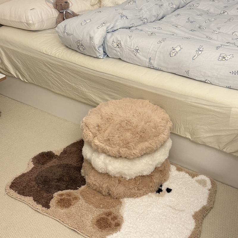 亲肤柔软奶油换鞋凳现代可爱风