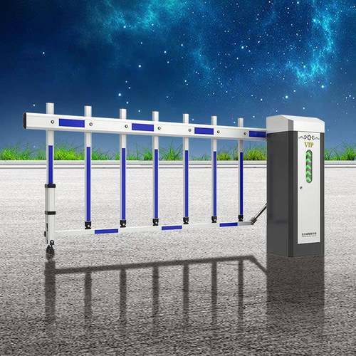 厂家直销栅栏道闸车牌识别系统停车收费设备小区栅栏遥控直杆道闸