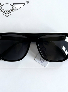 COPS特蟼偏光黑超墨镜男款太阳镜男防紫外线遮阳大脸90210