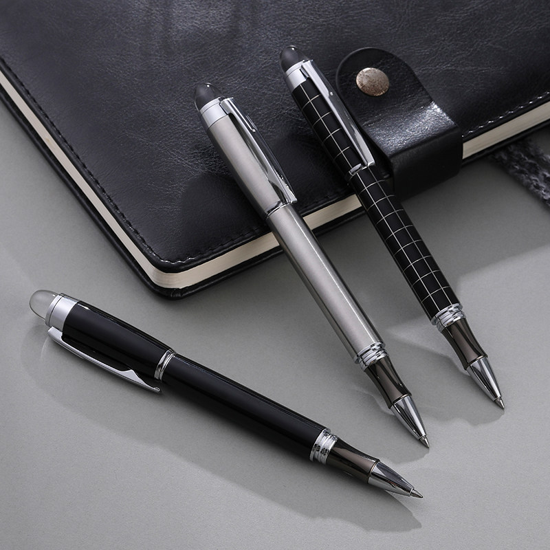 금속 서명 펜 고급 비즈니스 남성의 개성 회전 사무실 선물 조각 맞춤형 탄소 중립 볼펜