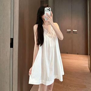 法式轻奢蕾丝吊带睡裙女夏家居服