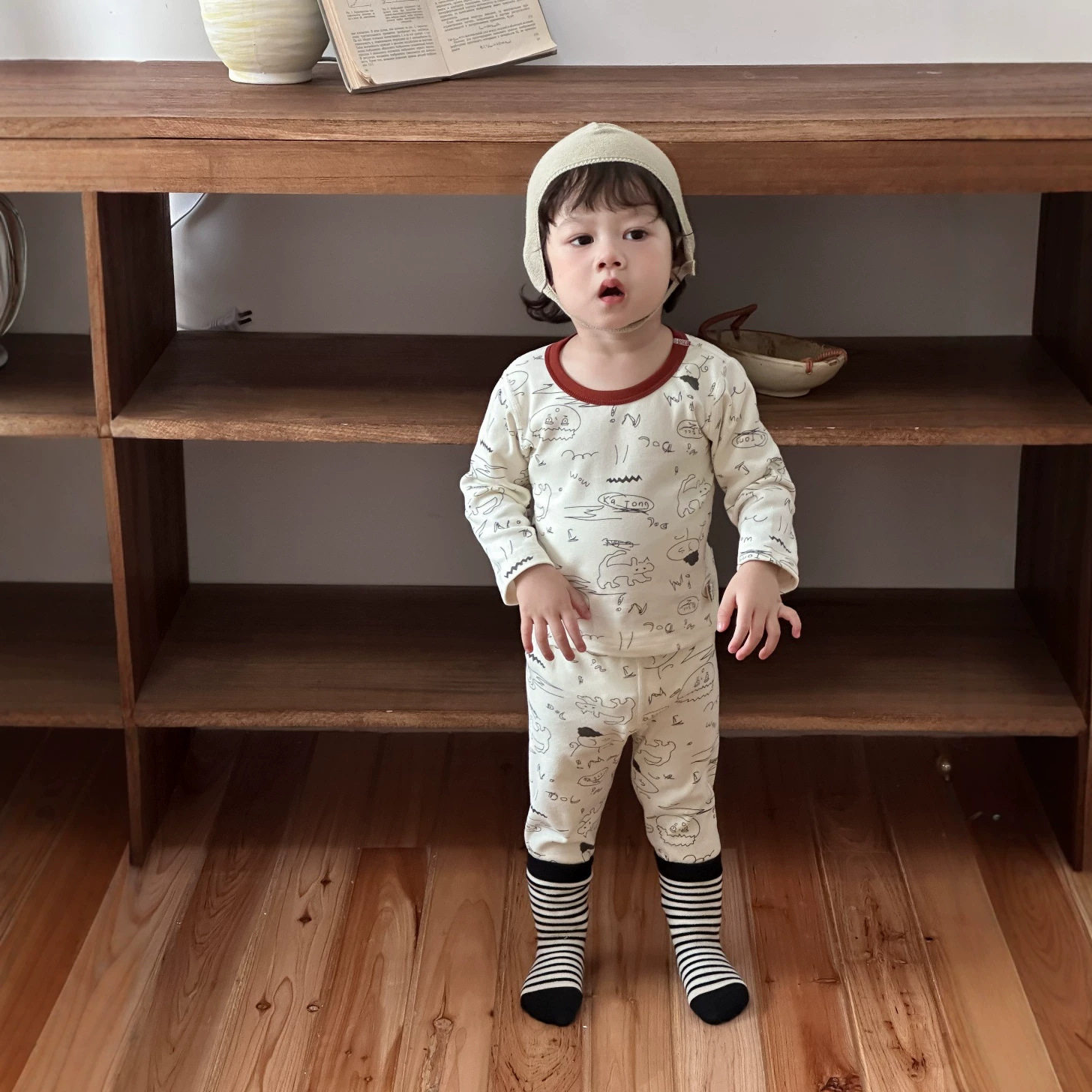 宝宝秋冬款衣服2026新款冬季服装韩版童装男童家居服套装A类