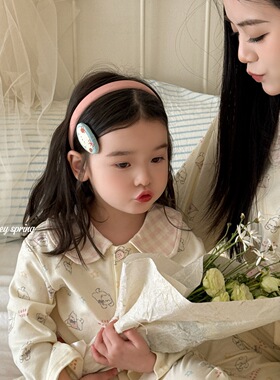 大小卷26春嘿甜心HeyHoney秋款儿童亲子款舒适家居服套装两件套