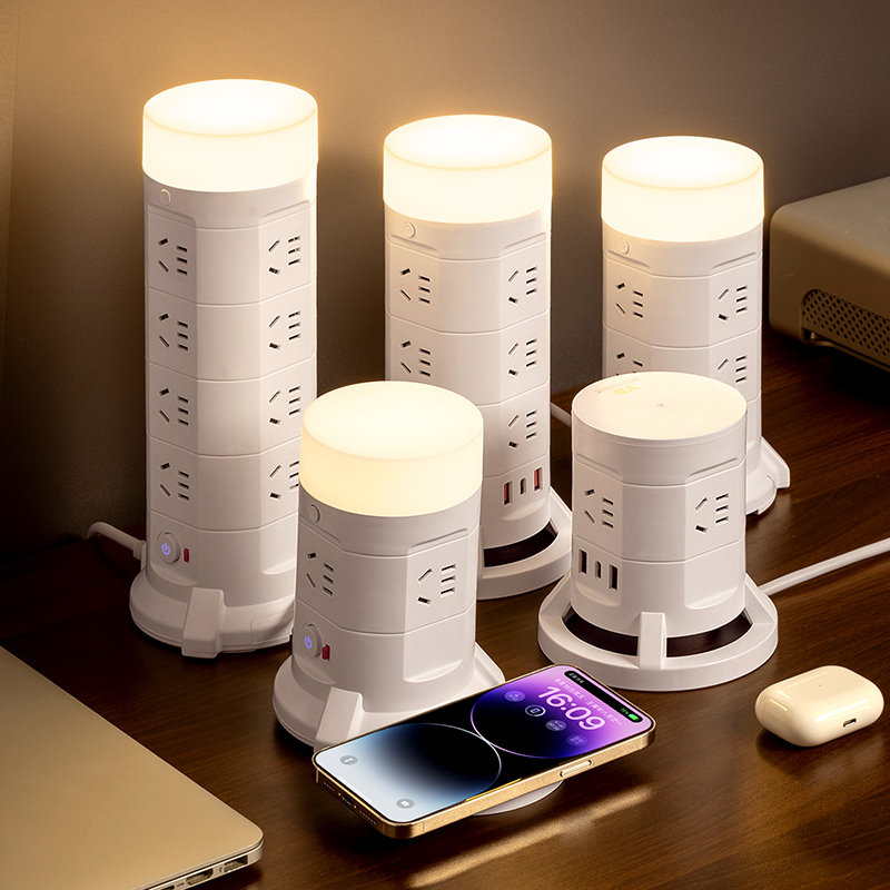 【正品】立式USB插座多孔带长线