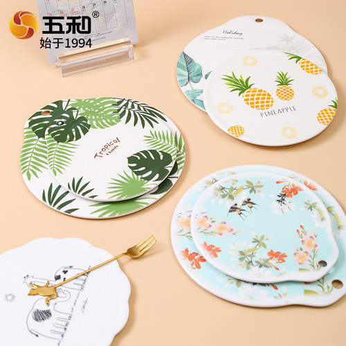 五和家用隔热垫小恐龙杯垫