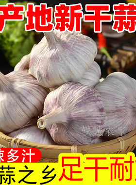 (今日福力)农家新干蒜5斤紫白皮杞县特产大蒜头1斤3斤9斤产地直发