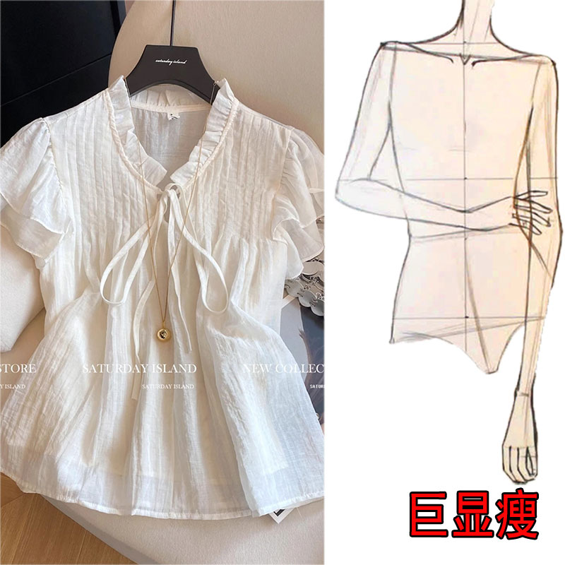夏季新款甜美温柔上衣潮