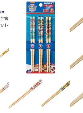 日本斯凯达sanro 美乐蒂艾莎皮卡丘儿童成人筷子 16.5-21cm 竹筷