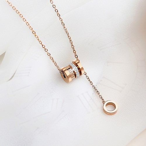 【一折专区】奥特莱斯清仓轻奢罗马数字项链outlets女|金属结构件