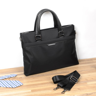 帅桐袋鼠公文包男士商务出差大容量手提包高级简约通勤尼龙电脑包