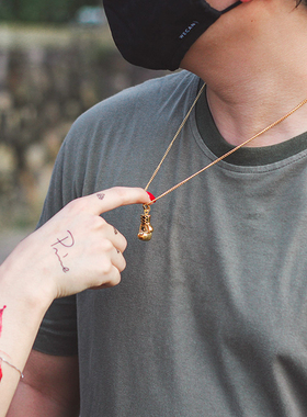 韩版霸气风项链男士饰品吊坠