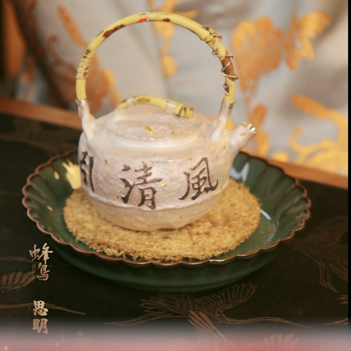 素小姐 湘妃竹把洒金錾刻竹引清风提梁小壶 SXJA1011,餐饮具,茶道/零配,淘宝优惠券,粉丝福利购,淘宝优惠卷