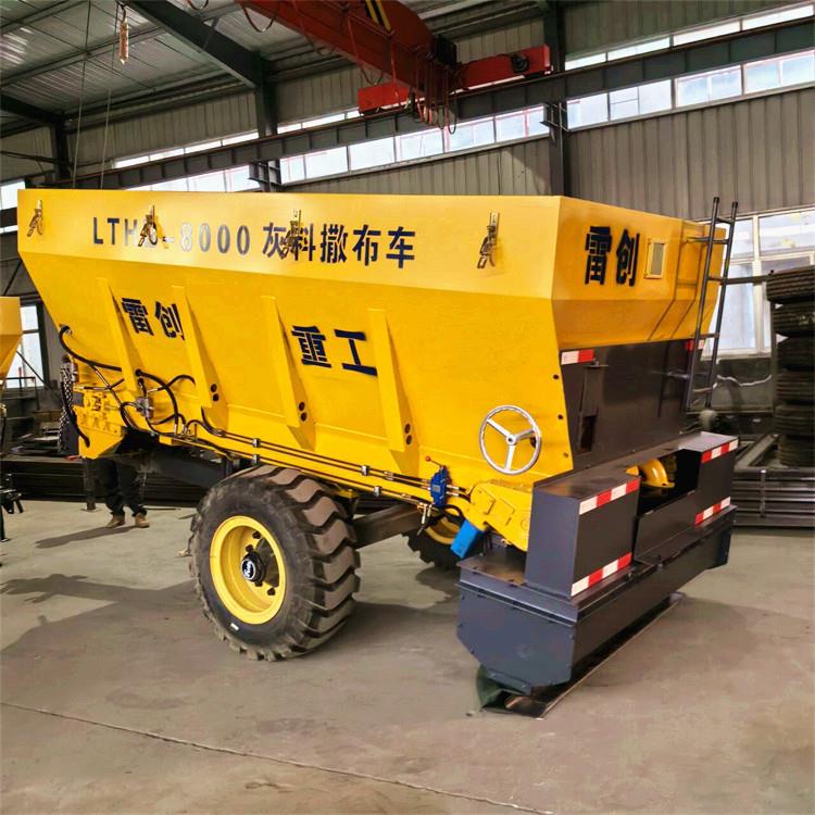 铁路工程道路铺洒机水泥灰白灰摊铺机8方12方撒灰车