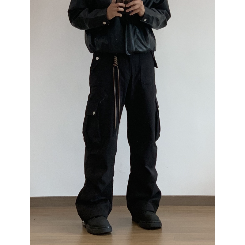X1617舒适百搭工装裤直筒裤