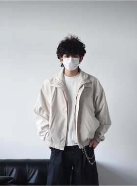 X1617 秋冬新款cleanfit美式复古假两件立领短款夹克上衣外套WT59