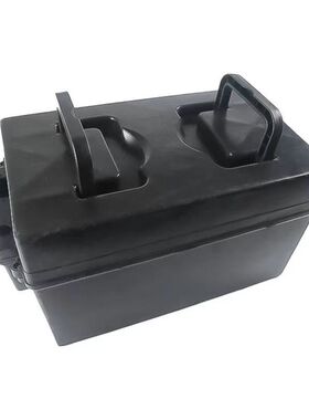 电动三轮车48V20AH铅酸电池盒干电瓶加厚塑料外壳手提电瓶盒通用