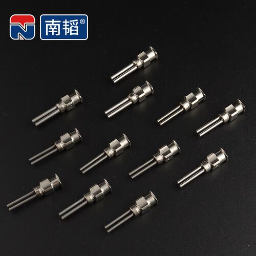 1/2英寸不锈钢双管点胶针头 13mm点胶机针头金属点胶针咀胶水