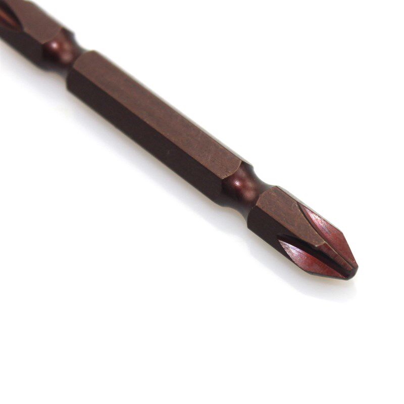 十字批头双头 电钻电动p螺丝刀 起子套装磁性风批头S2PH2 工具磁