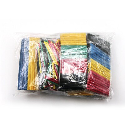 热缩管套装 绝缘套管电工胶布 家用DIY组合装328pcs彩色收缩套管