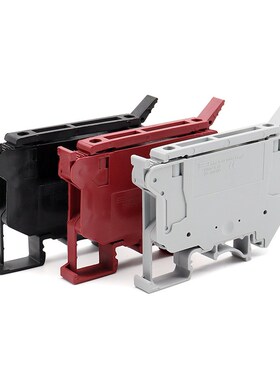 UK5 HES1灰色熔断器接线端子 UK5RD导轨式4mm平方保险丝端子阻燃