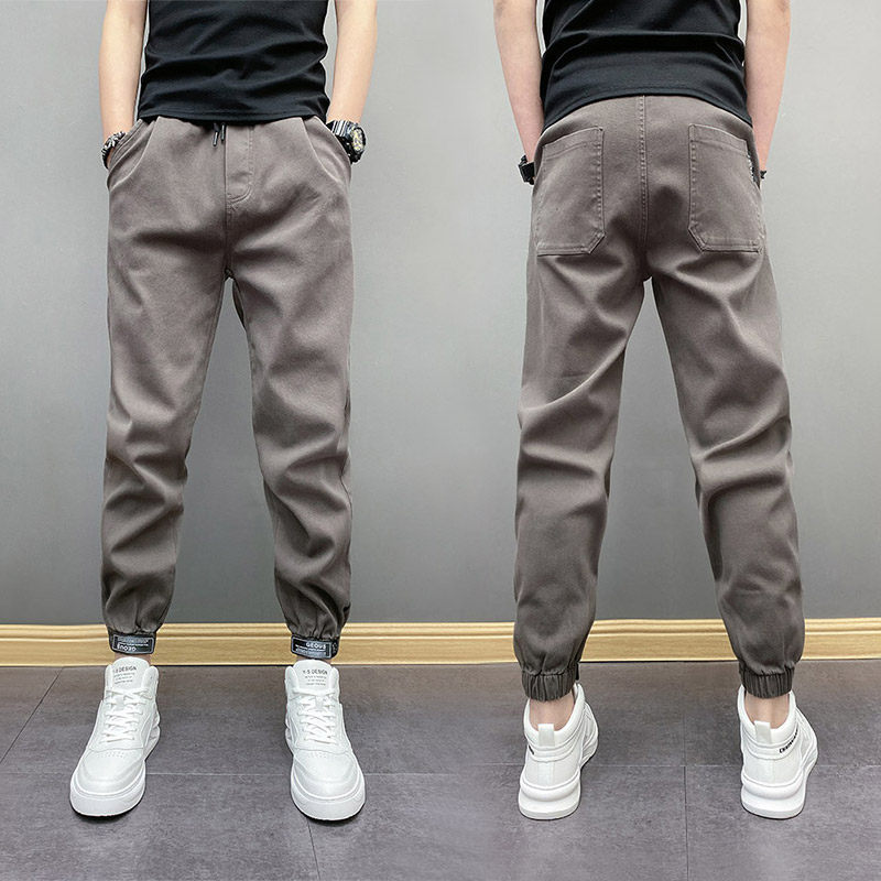 男士牛仔裤男宽松春秋款个性潮流休闲ins长裤夏季束脚耐磨哈伦裤,男装,牛仔裤,淘宝优惠券,粉丝福利购,淘宝优惠卷