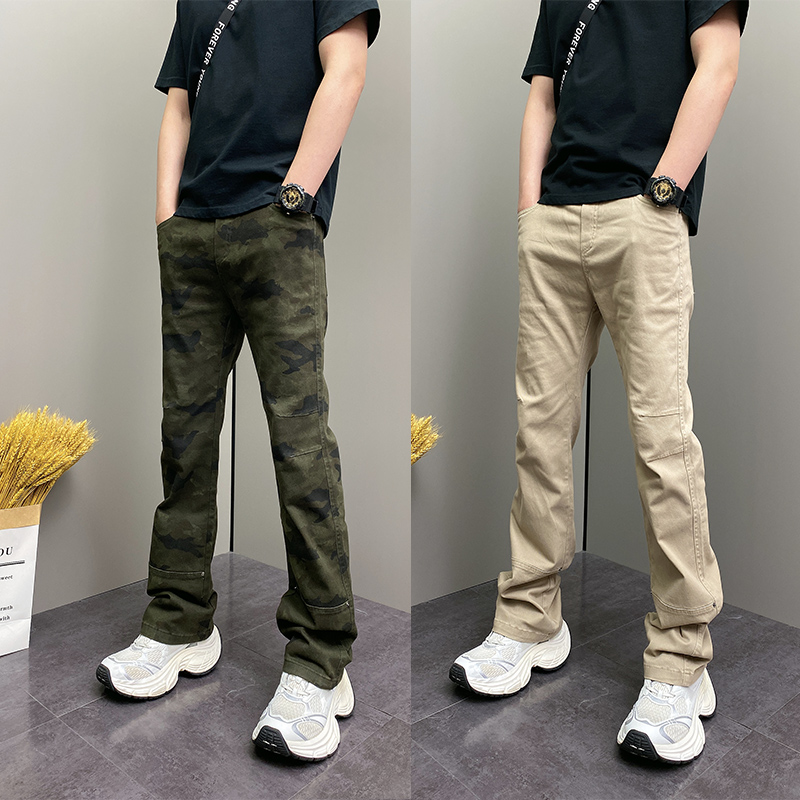 秋冬时尚个性迷彩印花休闲裤