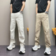 2025年秋季 子男式 纯色高街百搭痞帅青年男士 休闲牛仔直筒阔腿长裤