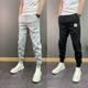 潮流百搭束脚裤 休闲运动卫裤 修身 青年男士 灰色小脚裤 2026年春秋季