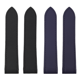 ADH适配卡地亚山度士W20073X8 W2020005桑托斯100尼龙纹表带23mm