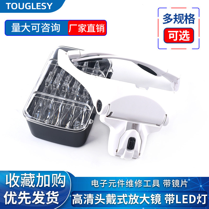 头戴眼镜式高清放大镜带镜片