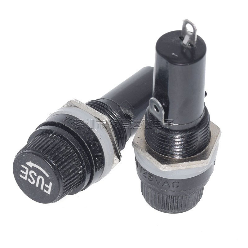 FUSE 5*20 6*30 5X20mm 保险管座 玻璃管 保险丝座 熔断器 胶木