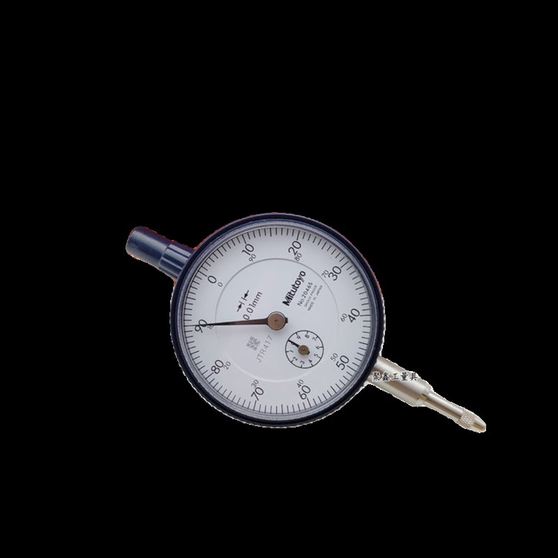 台湾三丰百分表0-10mm 非进口Mituitung0.01指示表带耳百分表图片