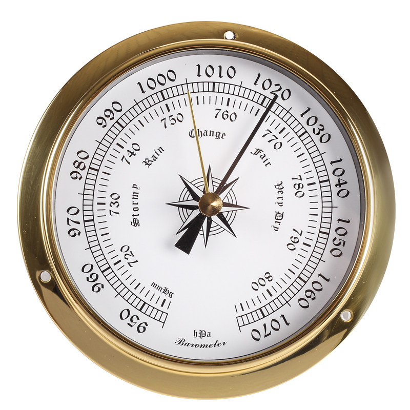 多功能气压计 大气温湿度计潮汐钟户外船用铜壳大气压力表115mm,个性定制/设计服务/DIY,明信片定制,淘宝优惠券,粉丝福利购,淘宝优惠卷