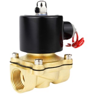 08气阀开关阀 1寸控制阀2W025 电磁阀水阀220V阀门24V常闭4分 6分