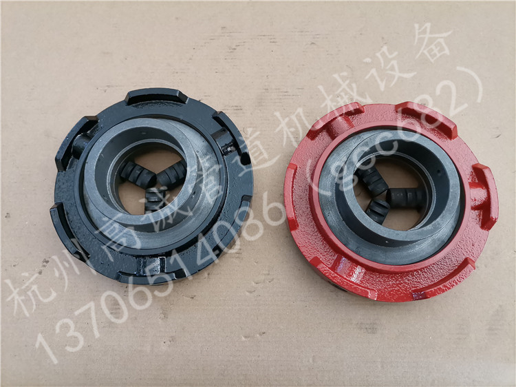 杭州虎王宏力SQ100D1t型 后卡盘总成 后卡爪夹具 电动套丝机配件