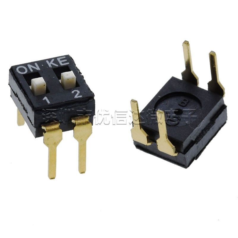 台湾KE 2.54 2/3/4/5/6/8位 DSIC02LSGET DIP拨码开关 DSIC04LSG