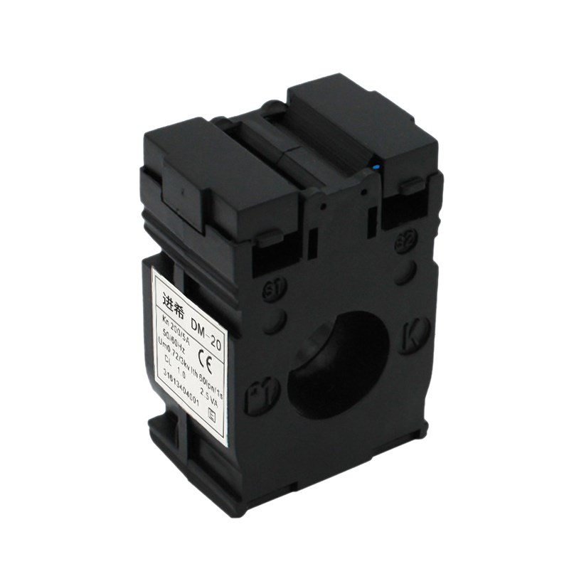 F-20 小型电流互感器25/5 30/5 50/5 100/5300/5A迷你导轨式安装
