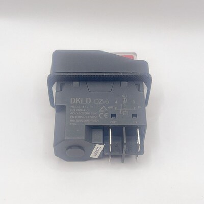 DKLD小型搅拌机开关DZ-6防水电磁开关/电动工具启动停止按钮KJD17
