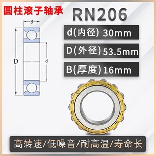 205 209 206 208 ECM 207 日本进口圆柱滚子轴承RN204