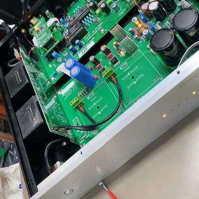 TDA1541并联摸块 双转单座 TDA1541A 板 配镀金针脚 美国电容成品