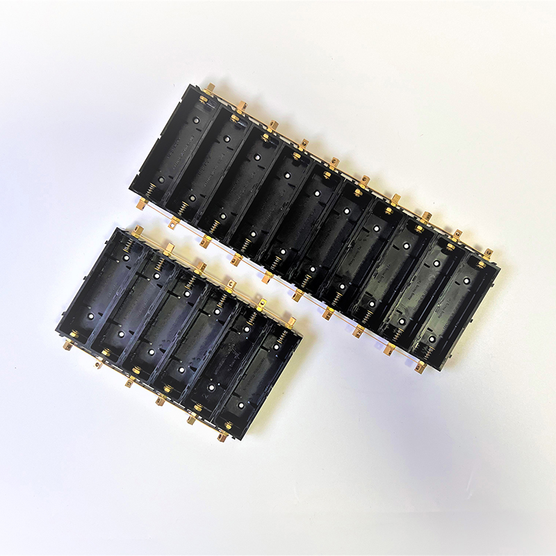 荣恒泰21700电池盒可拼接免焊锂电池座电池槽电子大电流铜柱防火