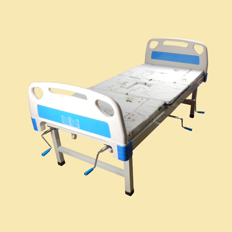 跨境中曲护理床 翻身起背曲腿带便孔病床 手摇瘫痪康复床养老院