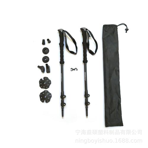 BlackMarker登山杖碳纤维EVA手柄轻便可伸缩徒步爬山户外手杖