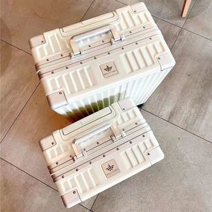 跨境行之旅行李箱女24寸铝框拉杆箱旅行箱男结实耐用学生密码箱