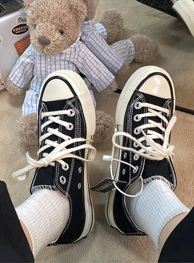 官网正品女鞋1970s经典款联名低帮帆布鞋女百搭复古学生板鞋男夏