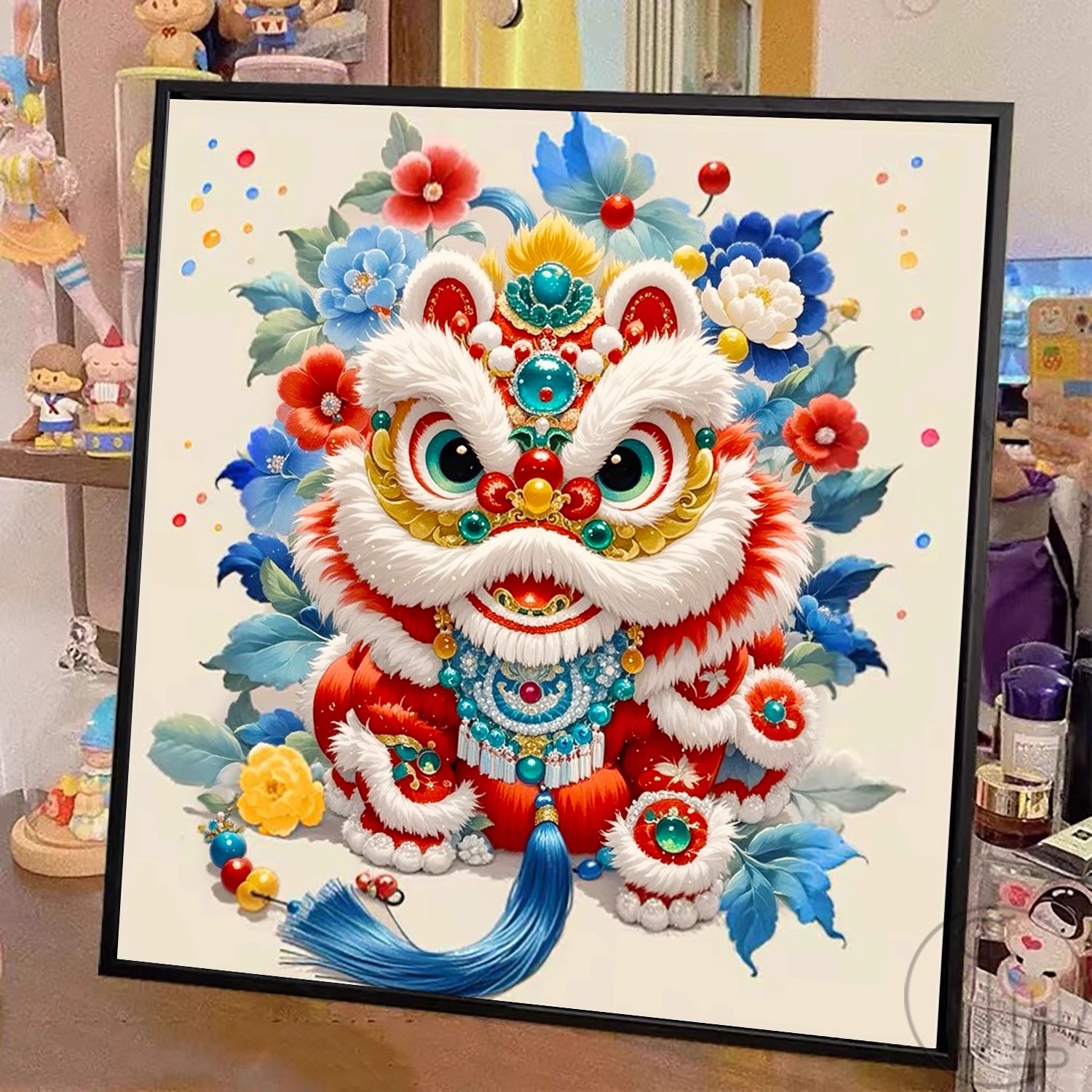 【 国潮醒狮】十字绣2026新款满绣刺绣diy手工礼物钻石画满钻