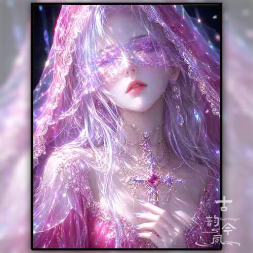 【人鱼少女】高颜值十字绣2026新款满绣diy小件自制刺绣钻石贴画