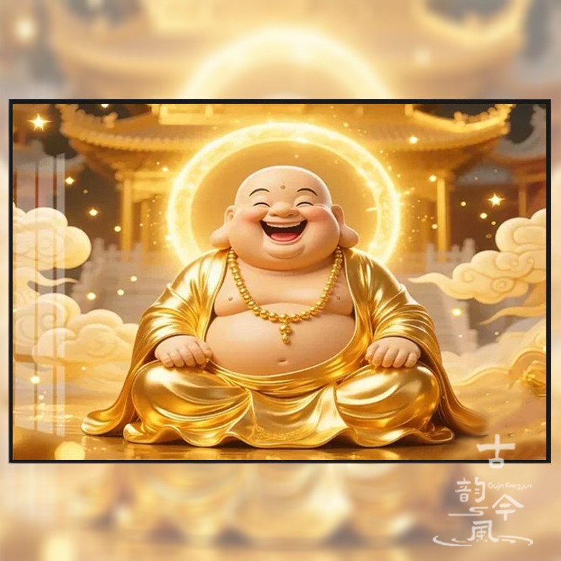 【弥勒佛】高端十字绣满绣2025新款笑口常开手工制作刺绣钻石贴画