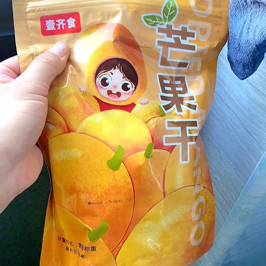 壹齐食厚切芒果干袋装水果干网红蜜饯果脯小吃孕妇休闲办公室零食