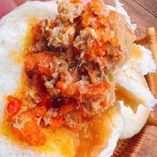 大闸蟹蟹黄汤包泰州特产蟹黄包蟹粉包子面食手工包蟹粉新鲜现做